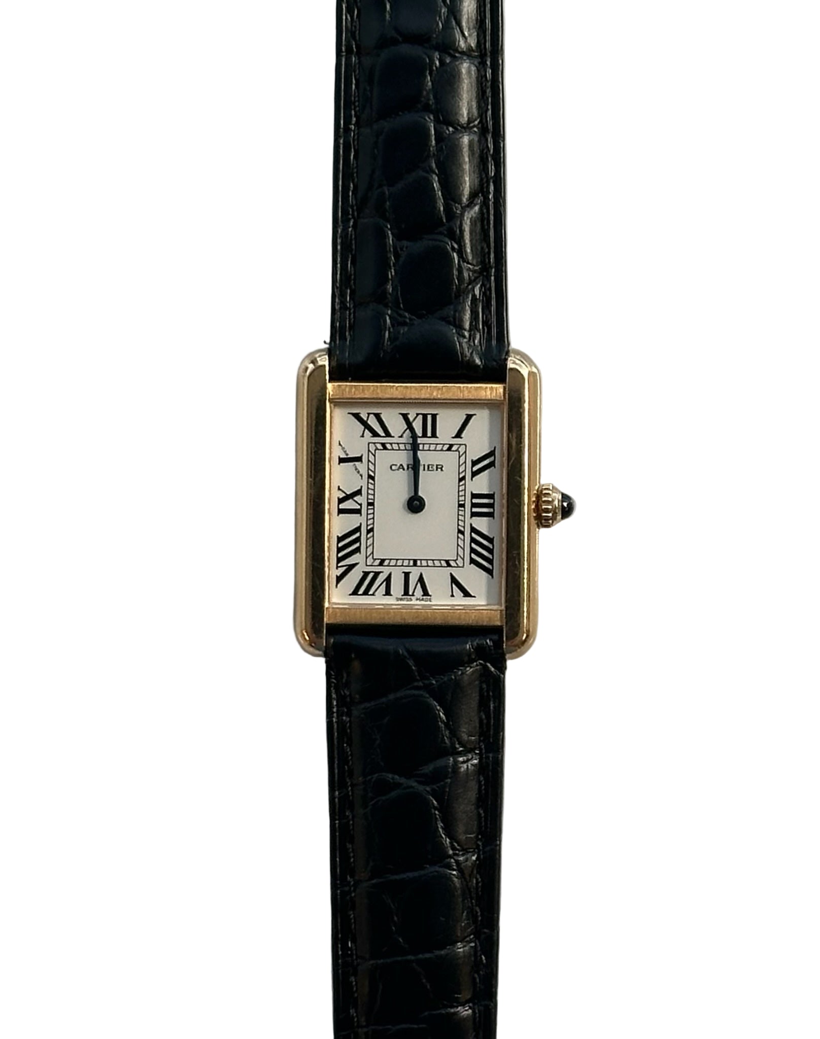 Cartier Pre-owned Tank Solo x 31mm White Dial W5200024