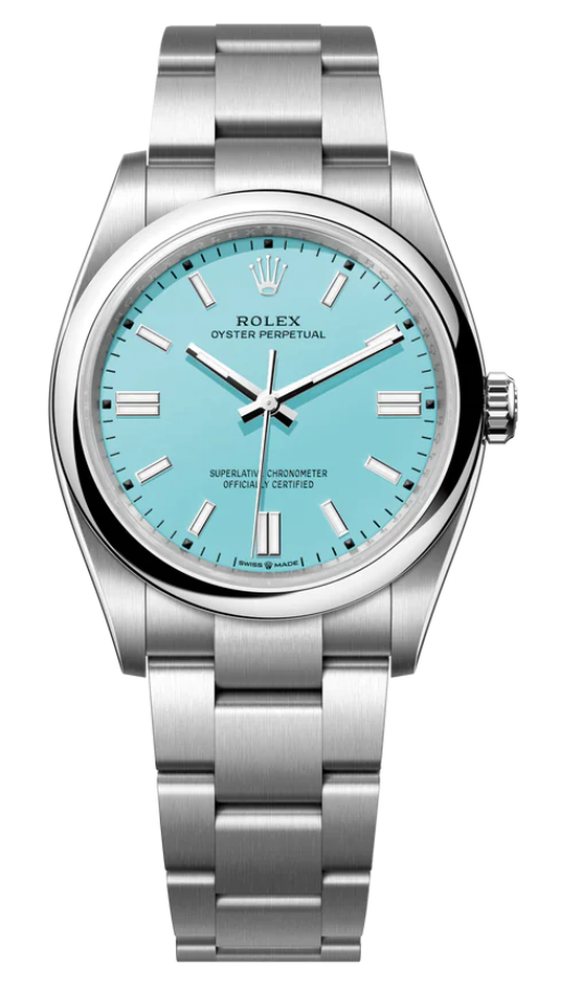 Oyster perpetual 36 blue online