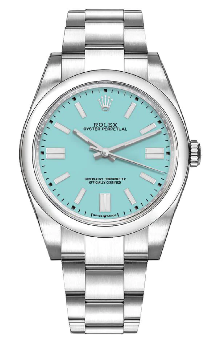 Rolex Oyster Perpetual 41mm Turquoise Dial 124300 Unworn 2022