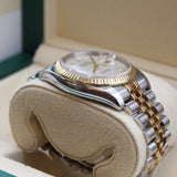Rolex - Pre-owned Two Tone Yellow Gold Datejust 36 Mother of Pearl Diamond Dial Jubilee Bracelet 116233