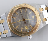 Audemars Piguet - Pre-owned Two Tone Yellow Gold Royal Oak 33mm Grey Dial 15000SA