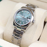 Rolex - Unworn Datejust 31 Green Index Dial Oyster Bracelet 278240