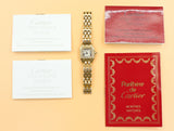 Cartier - Pre-owned Two Tone Yellow Gold Panthère Small 22 x 30mm White Dial 866911