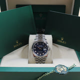 Rolex - Pre-owned Datejust 36 Blue Diamond Motif Jubilee 126234