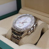 Rolex - Pre-owned White Gold Yacht-Master II 44mm White Dial 116689