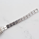 Cartier - Pre-owned White Gold Lanières Tonneau Mini 16 x 27mm White Dial Diamond Bezel WJ2004W3