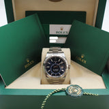 Rolex - Unworn Sky-Dweller Blue Dial NOS Stickers Oyster Bracelet 326934