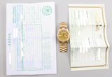 Rolex - Pre-owned Yellow Gold Day-Date 36 Double Quick Set Champagne Diamond Dial 18238