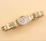 Audemars Piguet - Pre-owned Rose Gold Royal Oak Mini Mother of Pearl Diamond Dial Diamond Bezel 67076OR