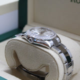 Rolex - Unworn Stainless Steel Datejust 31 Silver Diamond Dial Diamond Bezel 278384RBR