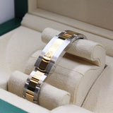 Rolex - Unworn Two Tone Yellow Gold Datejust 31 White Roman Dial Oyster Bracelet 278273