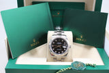 Rolex - Pre-owned Datejust 41 Black Diamond Dial Oyster Bracelet 126334