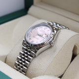 Rolex - Unworn Datejust 31 Pink Roman Dial Jubilee Bracelet 278274
