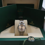 Rolex - Pre-owned Stainless Steel Oyster Perpetual 31 Silver Dial 277200