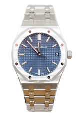 Audemars Piguet - Pre-owned Royal Oak Blue Dial 15500ST