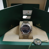 Rolex - Pre-owned White Gold Daytona 40mm Blue Dial 116509