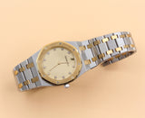 Audemars Piguet - Pre-owned Two Tone Yellow Gold Royal Oak 33mm Gold Diamond Dial 56303SA