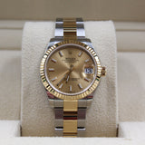 Rolex - Unworn Two Tone Yellow Gold Datejust 31 Champagne Index Dial Oyster Bracelet 278273