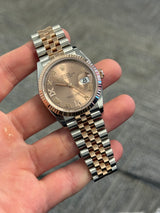Rolex - Unworn Two Tone Rose Gold Datejust 36 Pink Diamond VI Dial Jubilee Bracelet 126231