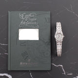 Audemars Piguet - Pre-owned Royal Oak Mini Diamond & Emerald Dial Diamond Bezel & Bracelet 67173BC