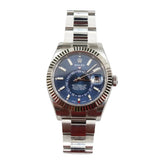 Rolex - Unworn Sky-Dweller Blue Dial NOS Stickers Oyster Bracelet 326934