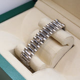 Rolex - Unworn Day-Date 36 Platinum Mother of Pearl Diamond Dial 128396TBR