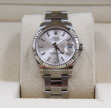 Rolex - Unworn Datejust 31 Silver Index Dial Oyster Bracelet 278274