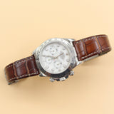 Rolex - Pre-owned 40mm Daytona Zenith Mother of Pearl Diamond Dial Leather Bracelet 16519