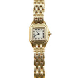 Cartier - Pre-owned Two Tone Yellow Gold Panthère Small 22 x 30mm White Dial 866911