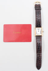 Cartier - Pre-owned  Rose Gold Tank Solo Small 24 x 31mm W5200024