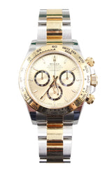 Rolex - Pre-owned Two Tone Yellow Gold Daytona Champagne Dial 126503