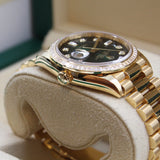 Rolex - Unworn Yellow Gold Day-Date 36 Green Ombré Diamond Dial 128398TBR