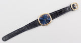 Patek Philippe - Pre-owned Yellow Gold Golden Ellipse Blue Dial 3738/100J