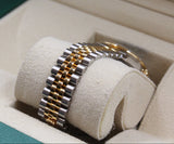 Rolex - Pre-owned Datejust 31 Green Diamond Floral Dial Diamond Bezel Jubilee Bracelet 278343RBR