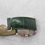Cartier - Pre-owned White Gold Tank Française Chronoflex Chronograph 28 x 36mm White Dial WE100451