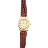 Audemars Piguet - Pre-owned Yellow Gold Royal Oak Mini 28mm White Dial 66800BA