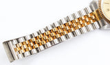 Rolex - Pre-owned Two Tone Yellow Gold Datejust 36 Champagne Dial Tiffany & Co Stamped Jubilee Bracelet 16013