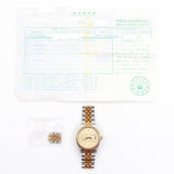 Rolex - Pre-owned Two Tone Yellow Gold Datejust 36 Champagne Dial Tiffany & Co Stamped Jubilee Bracelet 16013