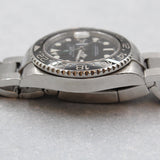 Rolex - Pre-owned Stainless Steel GMT-Master II 40mm Black Dial 116710LN