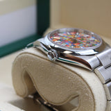 Rolex - Unworn Stainless Steel Oyster Perpetual 41 Multicolored Motif Dial 134300