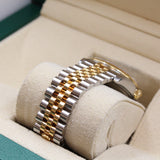 Rolex - Pre-owned Two Tone Yellow Gold Datejust 36 Mother of Pearl Diamond Dial Jubilee Bracelet 116233