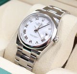 Rolex - Unworn Datejust 36 White Roman Dial Oyster Bracelet 126200
