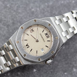 Audemars Piguet - Pre-owned Stainless Steel Royal Oak Offshore Mini 27mm White Dial 67150ST