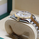 Rolex - Unworn Two Tone Yellow Gold Datejust 36 Mother of Pearl Diamond Dial Jubilee Bracelet 116233 NOS FULL STICKERS