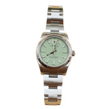 Rolex - Pre-owned Stainless Steel Oyster Perpetual 34 Pistachio Dial 124200