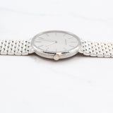Audemars Piguet - Pre-owned White Gold Ultra Thin 31mm Silver Dial