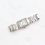 Cartier - Pre-owned Stainless Steel Tank Must De Cartier Large 33.7 x 25.5mm WSTA0052