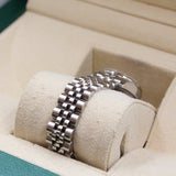 Rolex - Pre-owned Stainless Steel Lady-Datejust 26mm Pink Roman Dial Jubilee Bracelet 179174