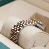 Rolex - Pre-owned Two Tone Rose Gold Lady-Datejust 26mm Pink Roman Dial 179171