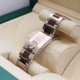Rolex - Pre-owned Two Tone Rose Gold Datejust 41 Sundust Dial Oyster Bracelet 126301
